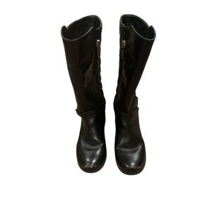 Michael KORS kids Sleek Black Over the Knee Boots